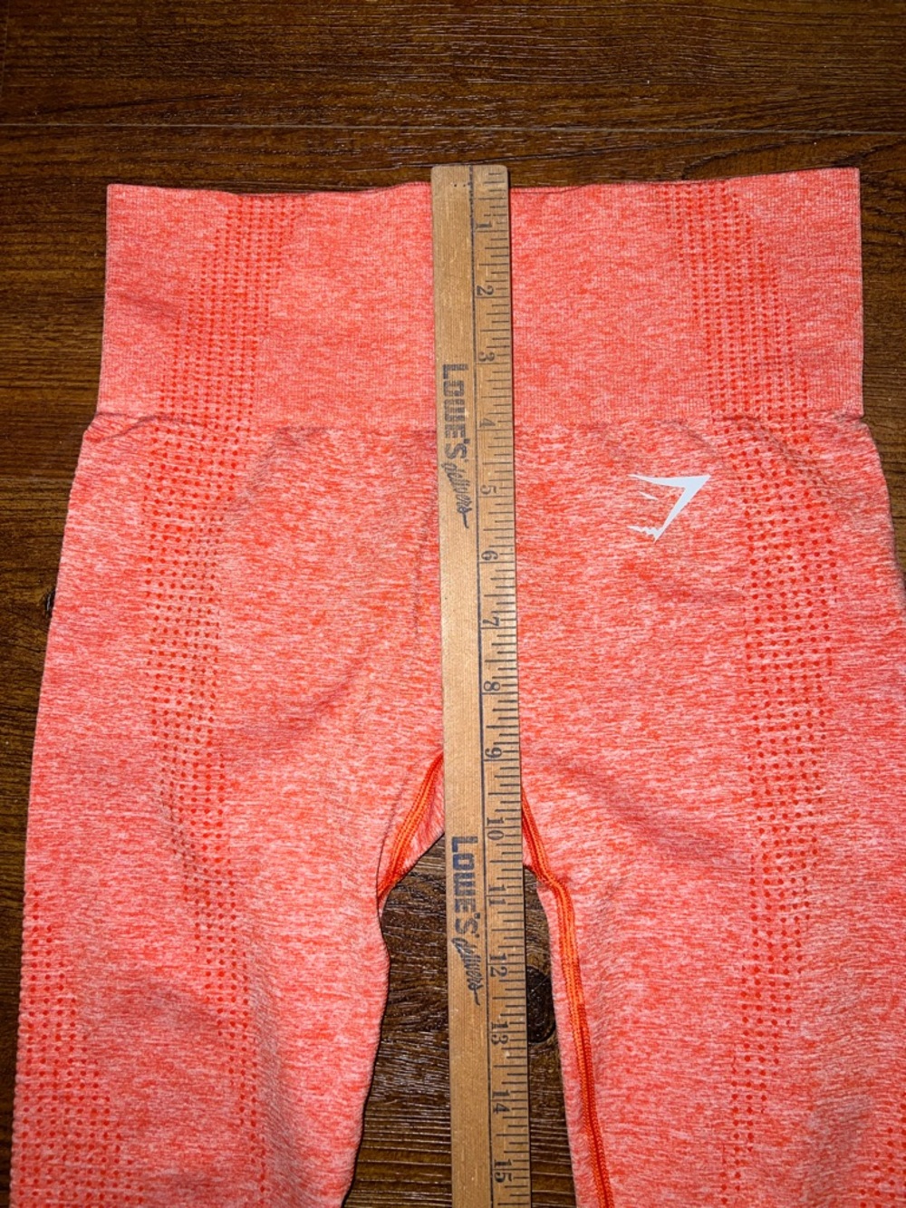 Gymshark Coral Orange Seamless Vital High-Waist Activewear Leggings Size XS/S - Picture 11 of 12
